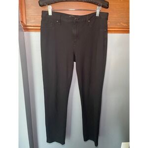 Calvin Klein Jeans Womens Black Skinny Stretch Size 12 Five Pocket Trousers